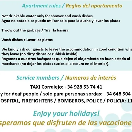 Apartament B-rent Bristol Surf & Fun Corralejo